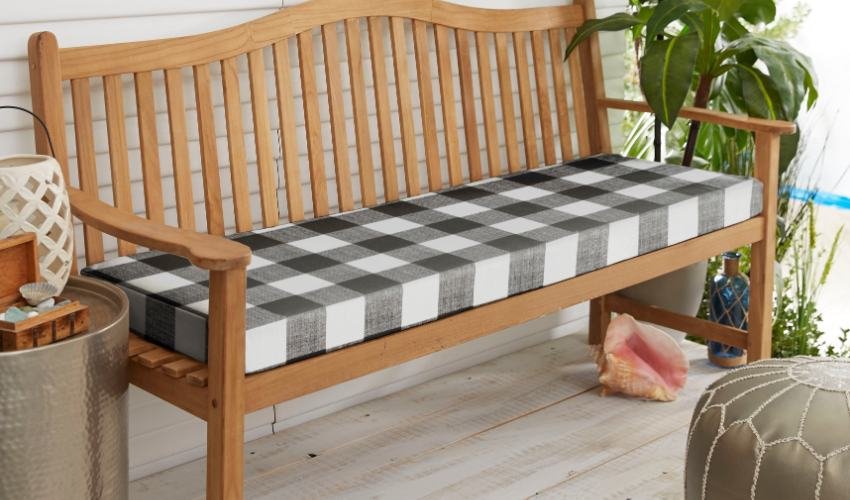 Tailored Outdoor Bench Cushion