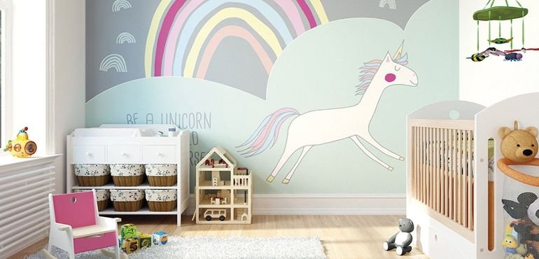 Ohpopsi Unicorn Wall Mural
