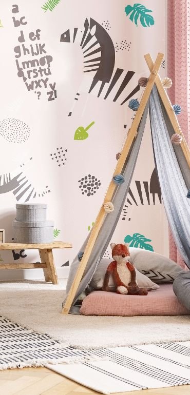 Childs Room Interior 3D Wallpaper